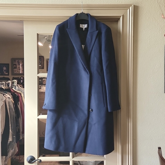 NWT REISS | Elsa Crombie Long Coat - Picture 6 of 9
